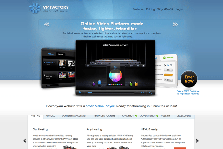 VP Factory website preview